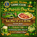 Bethel Island Lions Club St. Patrick's Feast