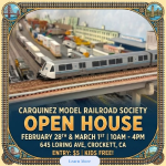Model Train Open House Featuring Trains from Around the Bay Area