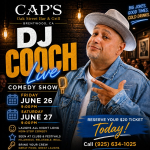 Cap's Comedy Night with DJ COOCH