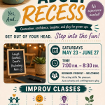 Adult Recess, Adult Improv Class, Concord