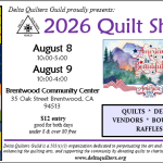 Delta Quilters Guild 2026 Quilt Show