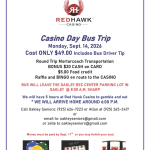 Red Hawk Casino Day Bus Trip