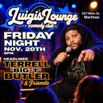 Standup comedy at Luigi's Lounge, Downtown Martinez